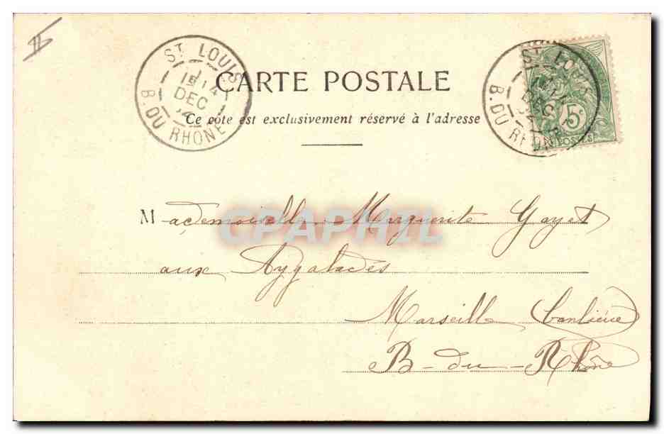 CPA Fantaisie Enfant Noel de Bebe Cheval  — Verso