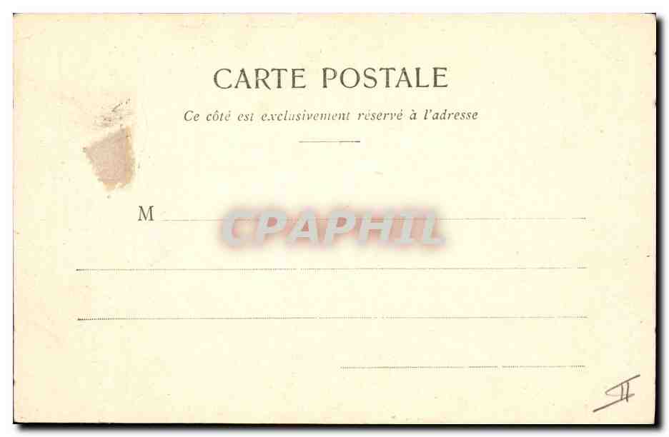 CPA Fantaisie Enfant Poisson d'avril  — Rückseite