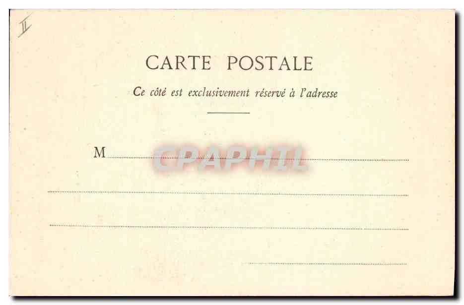 En wagon — scène de théâtre — Phototypie A. Bergeret et Cie, Nancy, n° VI — Verso
