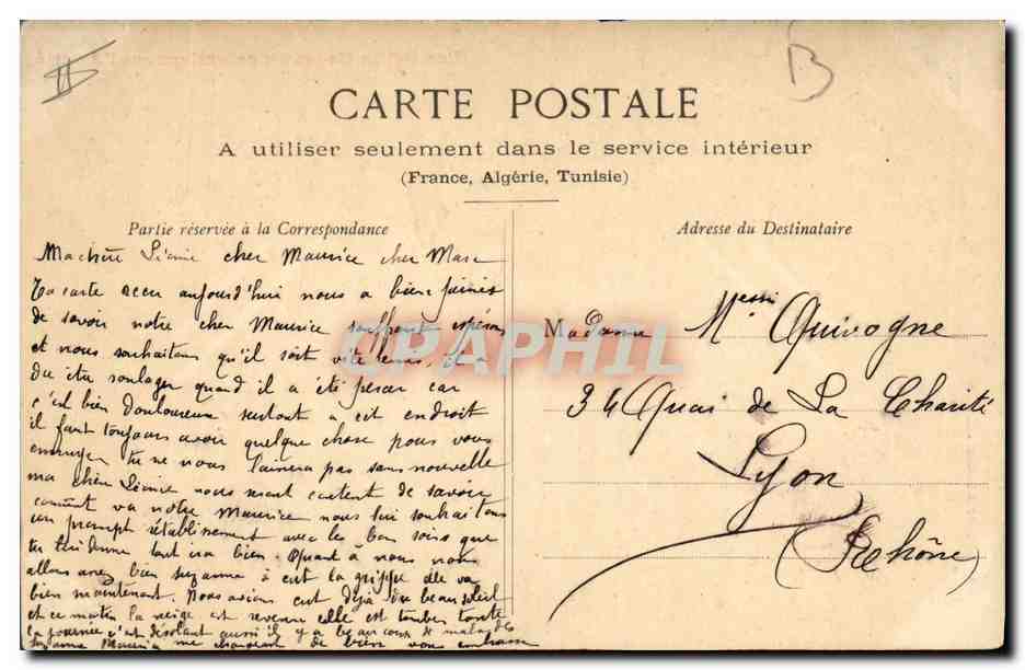 Femme avec bois de cerf — carte postale commerciale — Phototype A. Béseret & Cie, Nancy — Reverso
