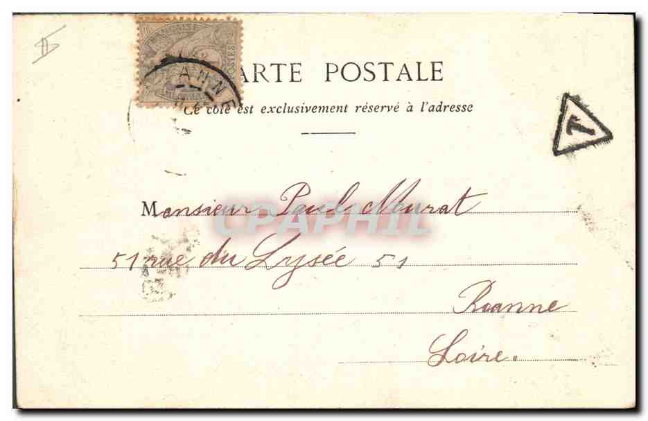 CPA Fantaisie Enfant L'amour Ange  — Rückseite