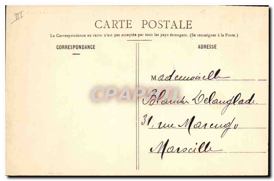 Jeune Fille — Commandements de la Jeune Fille à Marier — Posters A. Boucher & Cie, MARSEILLE — Verso
