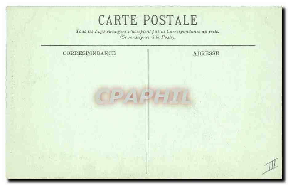PAU — Le Château — Écran brodé par Jeanne d'Albret — LL. — N° 81 — Rückseite