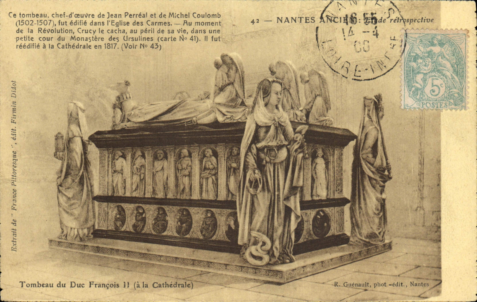 CPA Nantes Tombeau du Duc Francois II La cathedrale 
