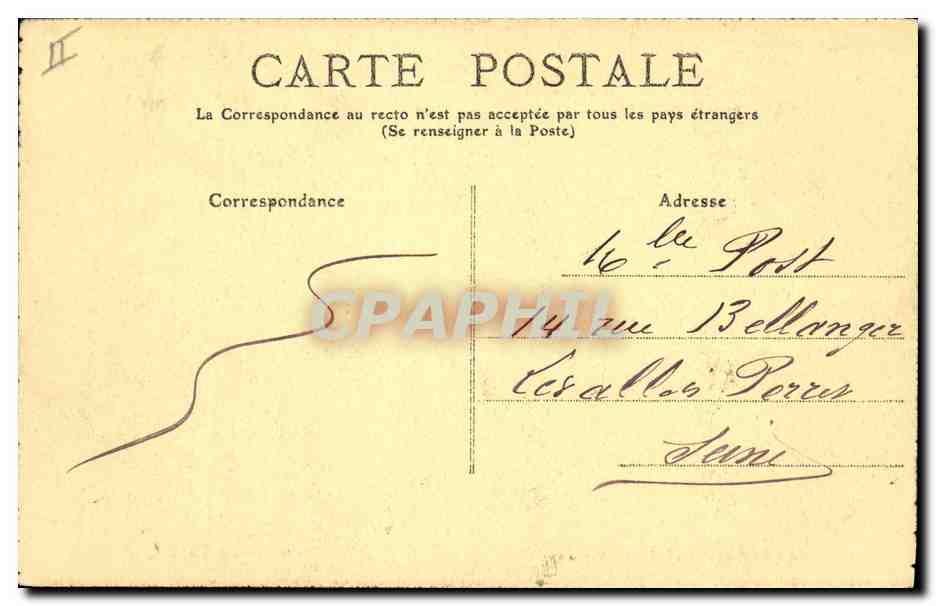 CPA Nantes Tombeau du Duc Francois II La cathedrale  — Rückseite