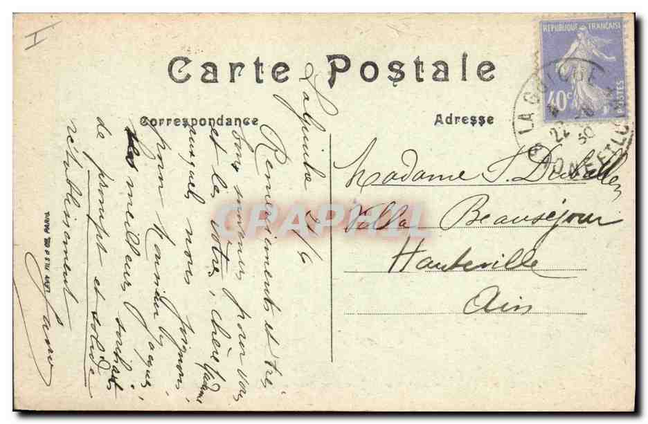 Dijon — Le Musée — Le Tombeau de Jean sans Peur et de Marguerite de Bavière — Les Lions — LL — Rückseite
