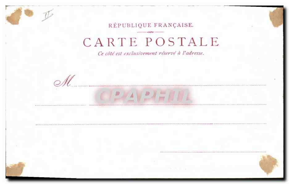 CPA Paris Le tombeau du President Sadi Carnot au Pantheon  — Rückseite