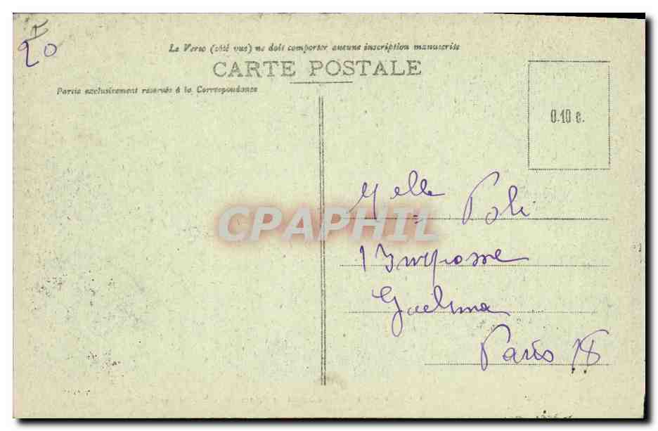 CPA Dreux Chapelle Saint Louis Tombeau du Prince de Joinville  — Rückseite