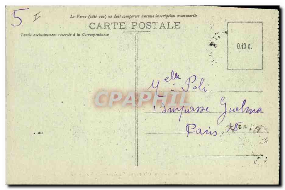 CPA Dreux Chapelle Saint Louis Tombeau de la Duchesse Douariere d'Orleans  — Rückseite