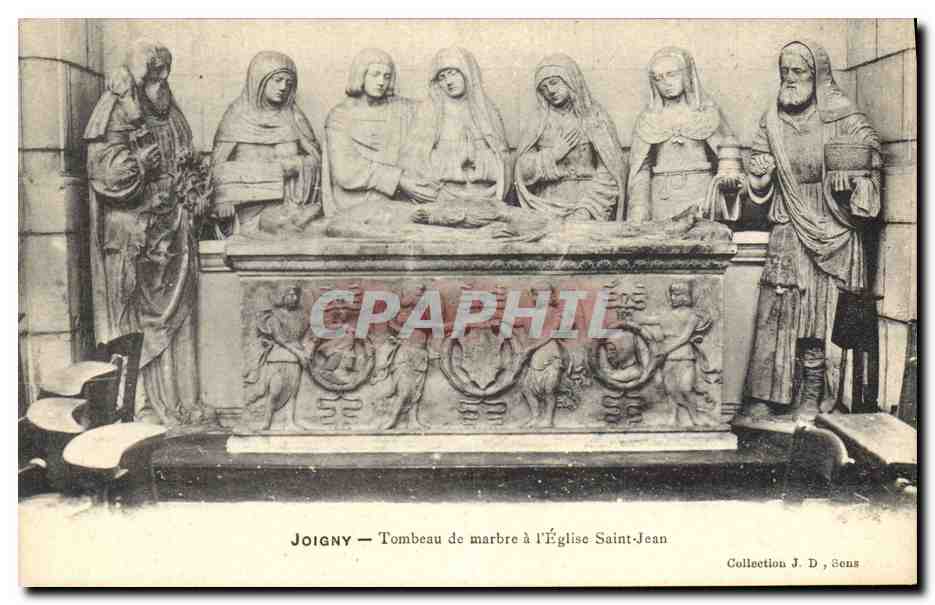 CPA Joigny Tombeau de marbre de l'eglise Saint Jean 
