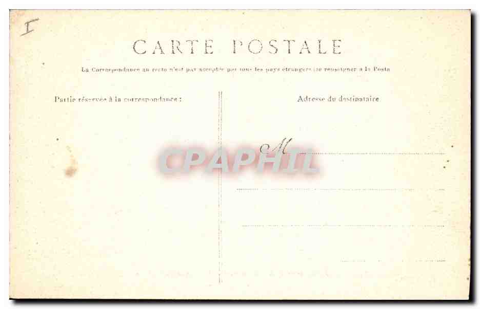 CPA Joigny Tombeau de marbre de l'eglise Saint Jean  — Rückseite