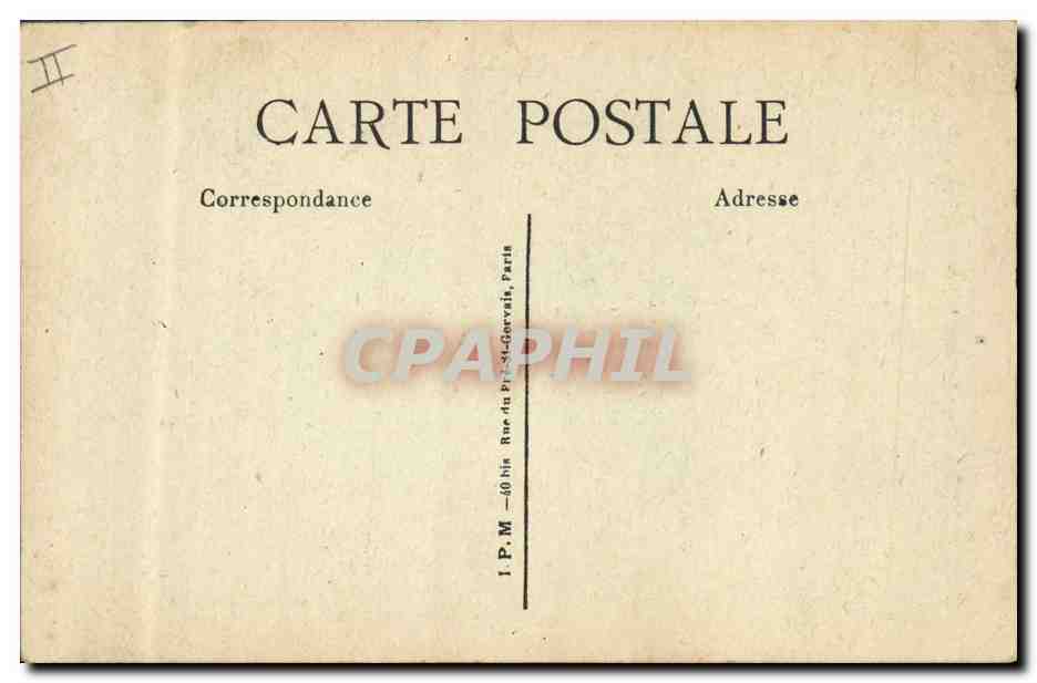 CPA Singe Paris Jardin des Plantes Orang Outang  — Rückseite