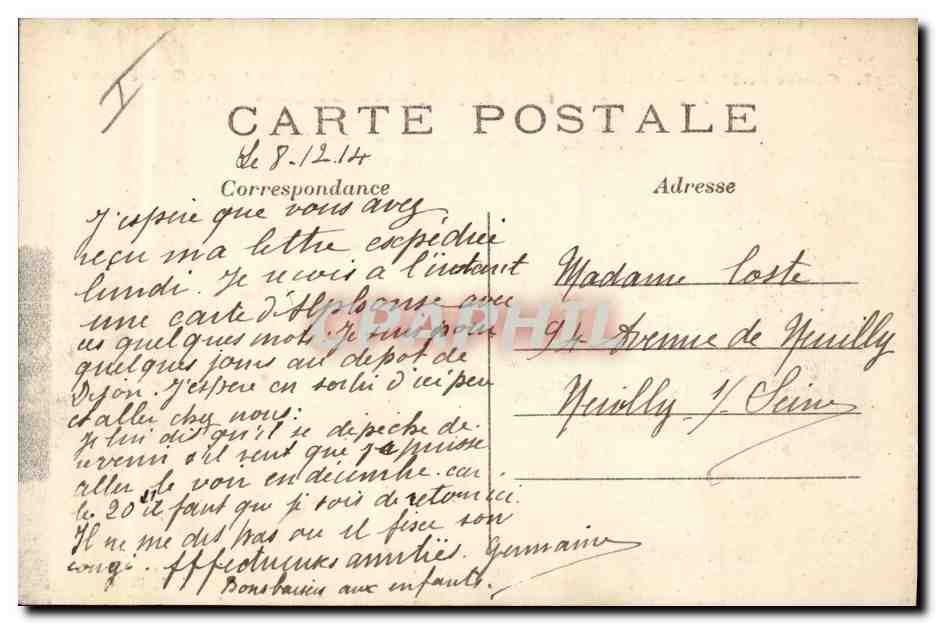 LA FERTÉ-sous-JOUARRE — Pont détruit par le Génie Français — L'H. Paris, n°104 — Achterkant