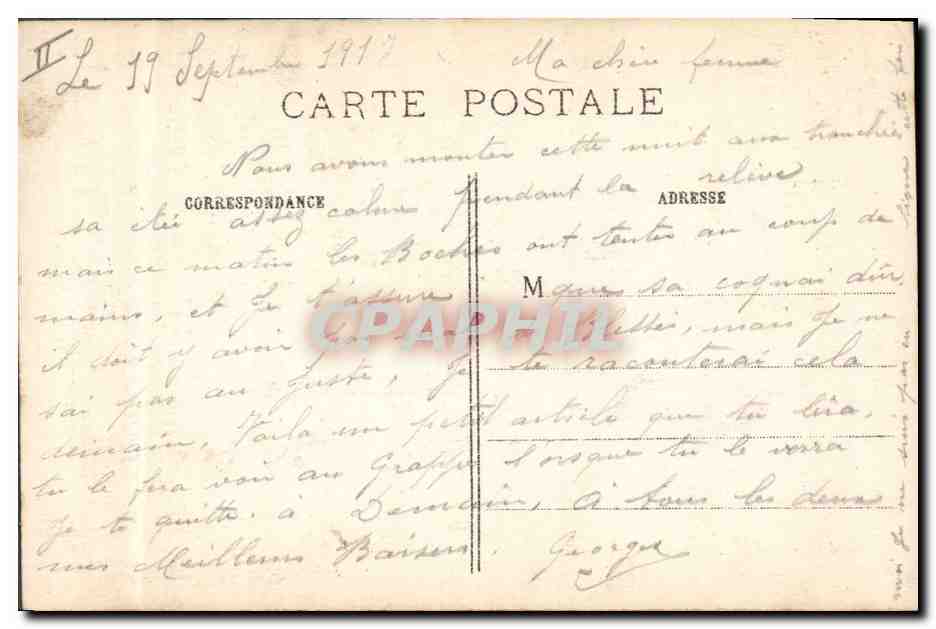 Trilport — Pont détruit par le Génie Français — J. Courcier, Paris — Reverso