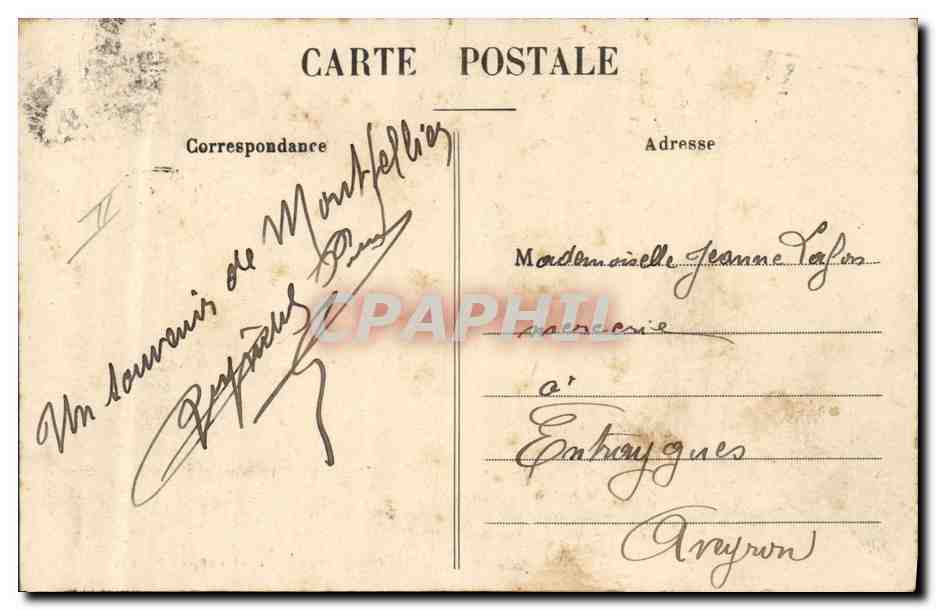 CPA Militaria 2eme Regiment du Genie Depart pour les manoeuvres  — Rückseite