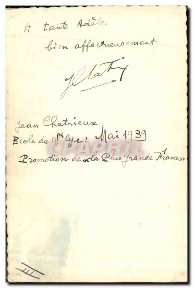 Jeune militaire en uniforme — École de Fays, promotion « La Plus Grande France » — Jean Chatrieux — Reverso