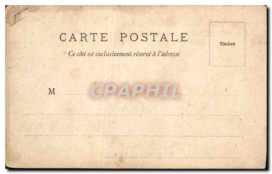 CPA Bateau Souvenir du voyage en Algerie de M Emile Loubet President de la Republique Avril 1903  — Verso