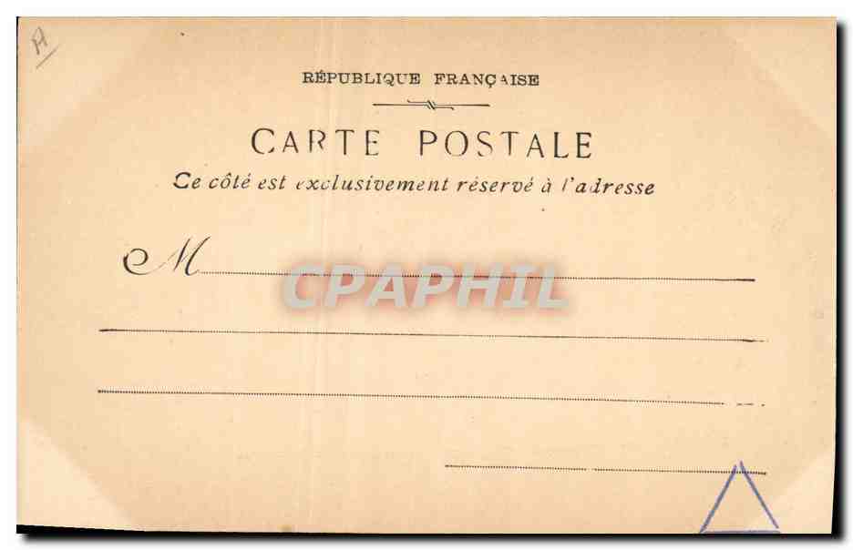 CPA Bateau Le Jaureguiberry  — Verso
