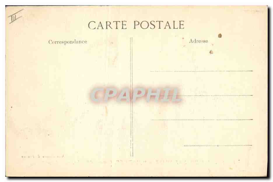 CPA Bateau Justice Cuirasse d'escadre  — Verso