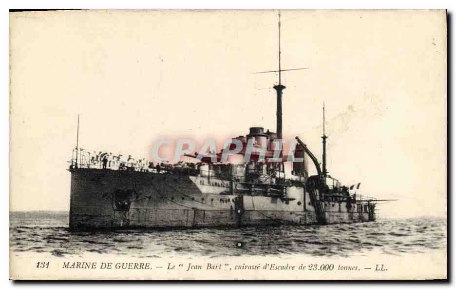 CPA Bateau Le Jean Bart cuirasse d'escadre 