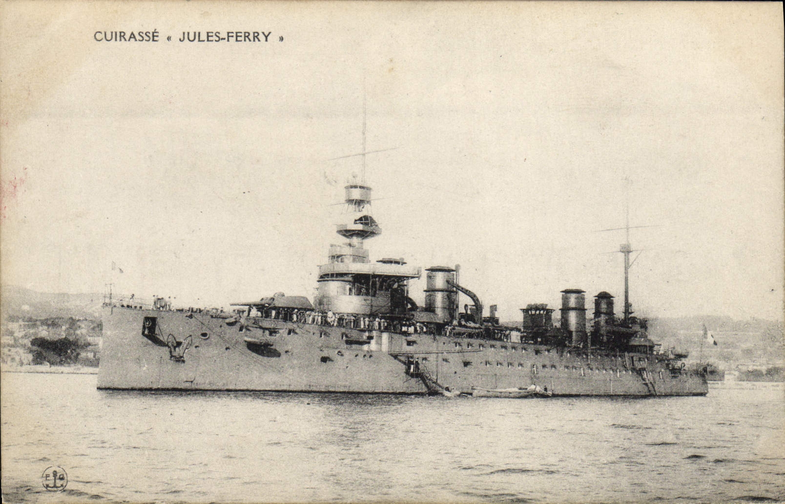 Cuirassé « Jules-Ferry » — bateau de guerre français — éditeur EGA