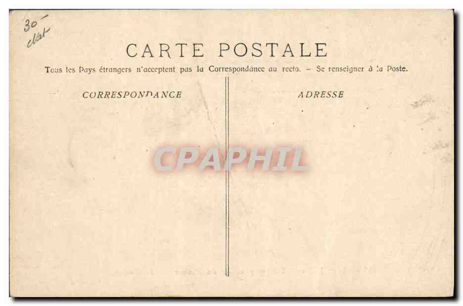 CPA Bateau Le Kleber battant pavillon du Ministere de la Marine  — Verso
