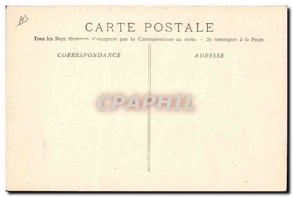 Le "Kléber", battant pavillon du Ministre de la Marine — A. Bougault, n° 485 — Verso