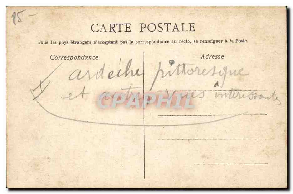CPA Credo d'amour Borel Luigini  — Verso