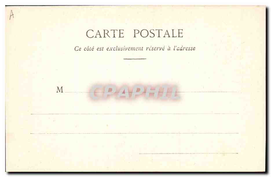 CPA Le premier pas  — Verso