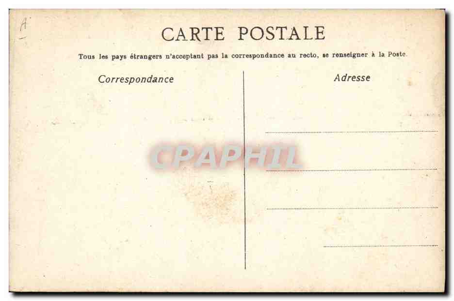 CPA Un jeune fumiste Gerny Sulbac  — Verso