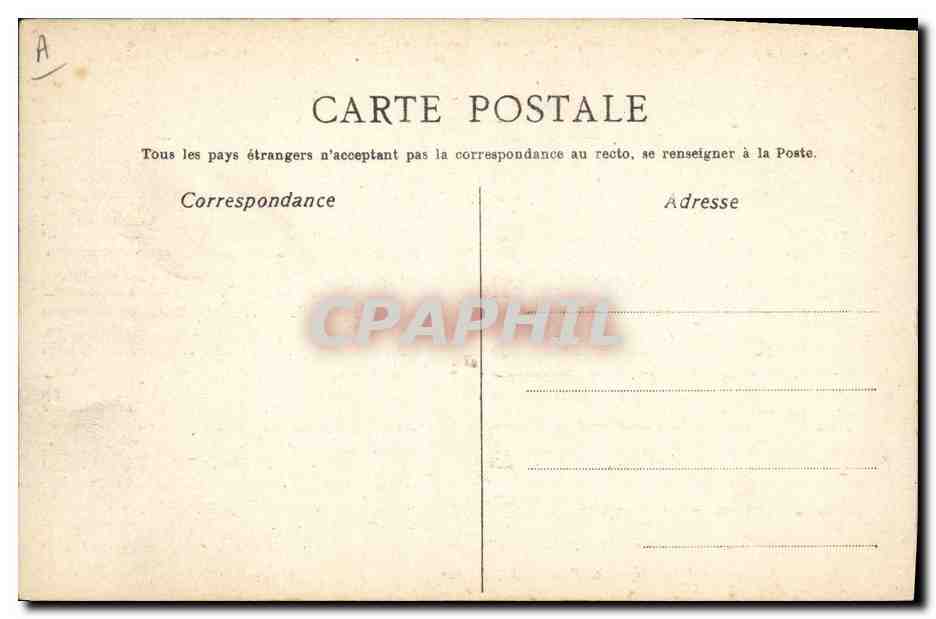 CPA Le Cor Flegier Alfred de Vigny  — Verso
