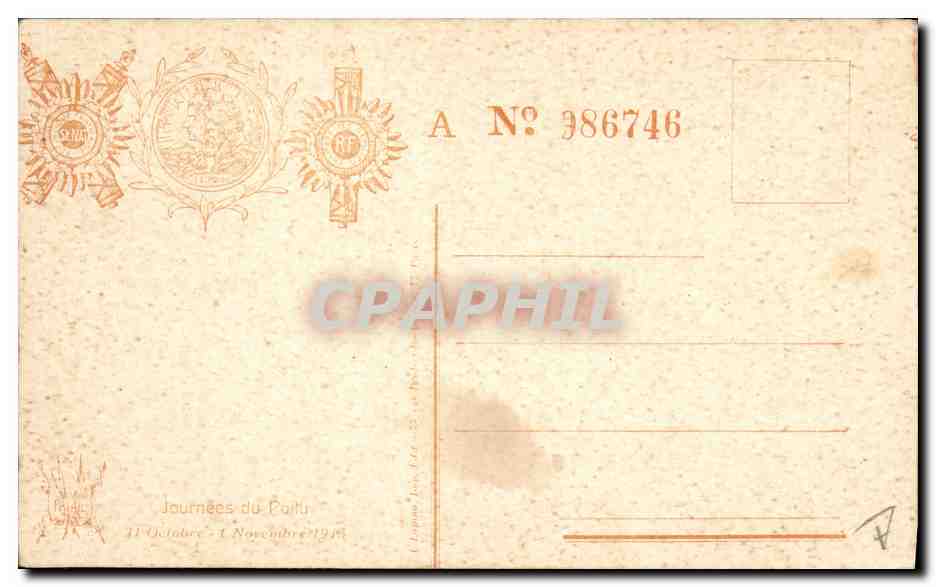 CPA Les aigles noirs Maurice Boukay Rene de Buxeuil Rapace  — Verso