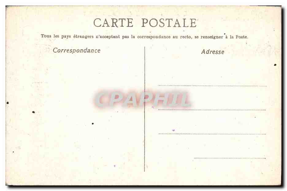 CPA Melancolie Sylvestre Delmet  — Verso
