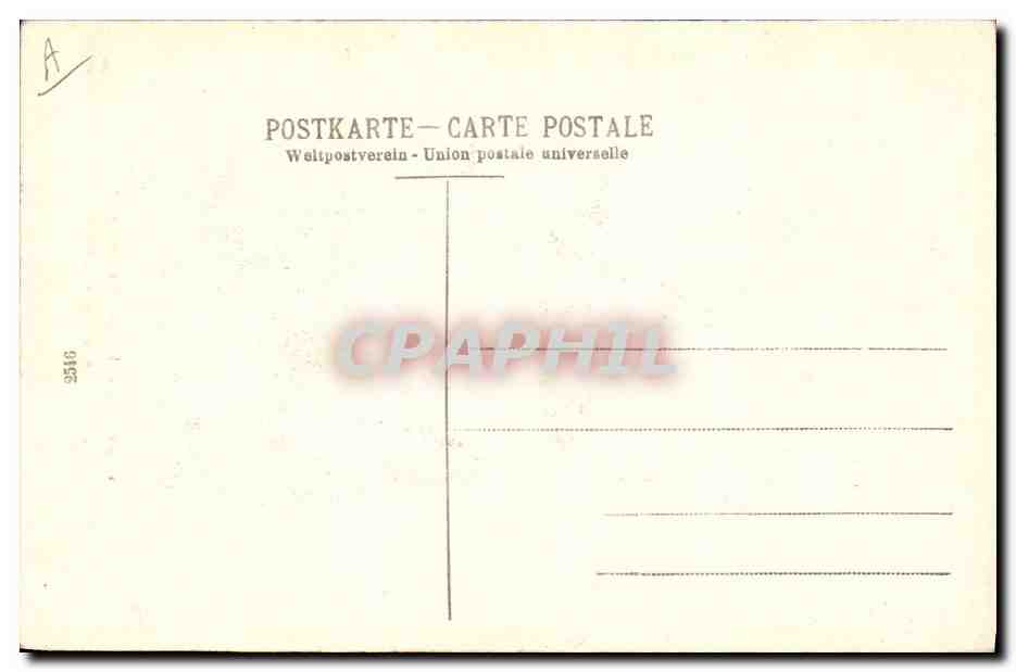CPA Folklore Alsace Lorraine  — Verso