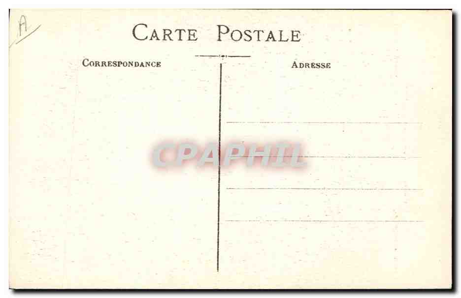 CPA Folklore Alsace La Triple Entente France Gardez nous  — Verso