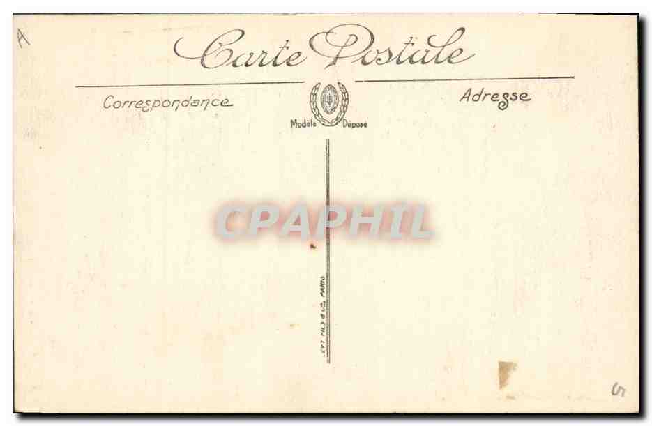 CPA Folklore Alsace Alsacienne et son enfant  — Verso