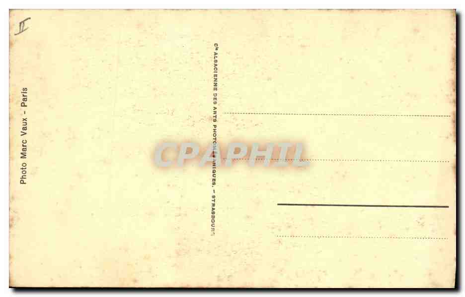 CPA Alsace Un oratoire alsacien Exposition internationale des Arts Decoratifs 1925  — Verso