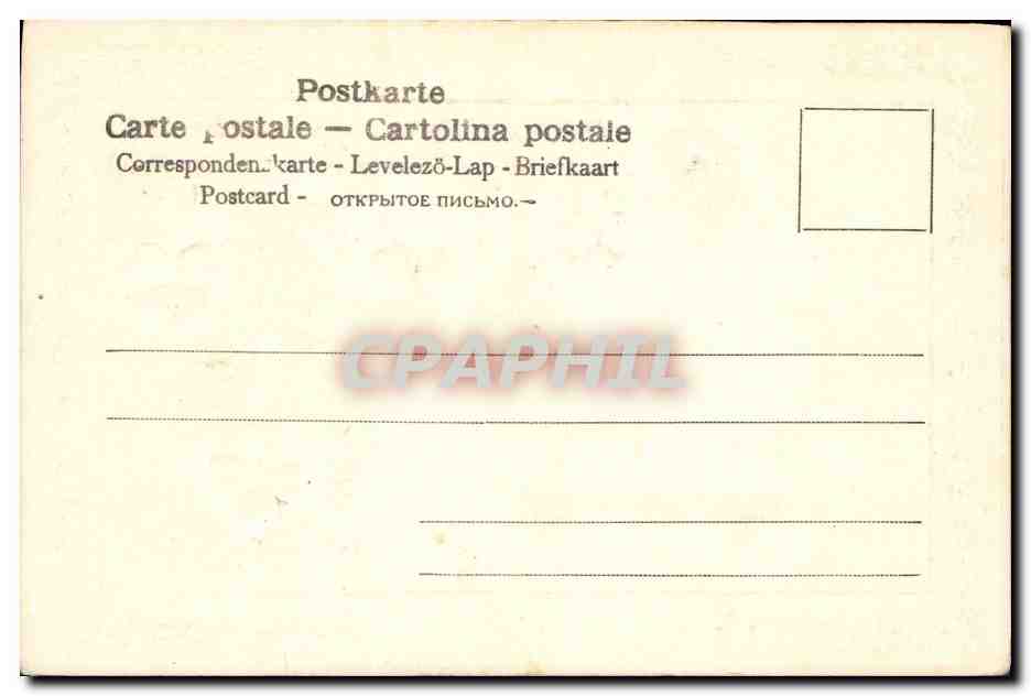 CPA Fantaisie Fleurs Bonne fete Trefle  — Rückseite