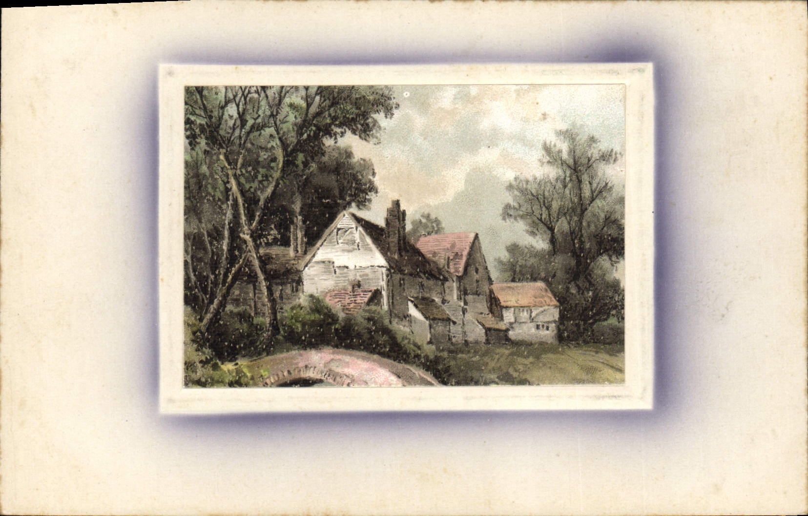 CPA Fantaisie Paysage 