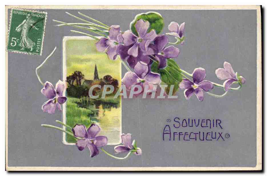 CPA Fantaisie Fleurs 