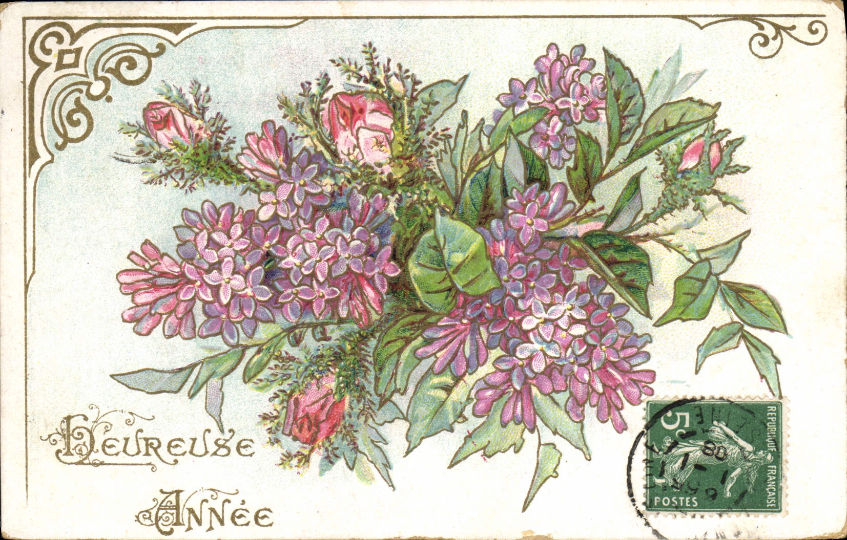 CPA Fantaisie Fleurs 