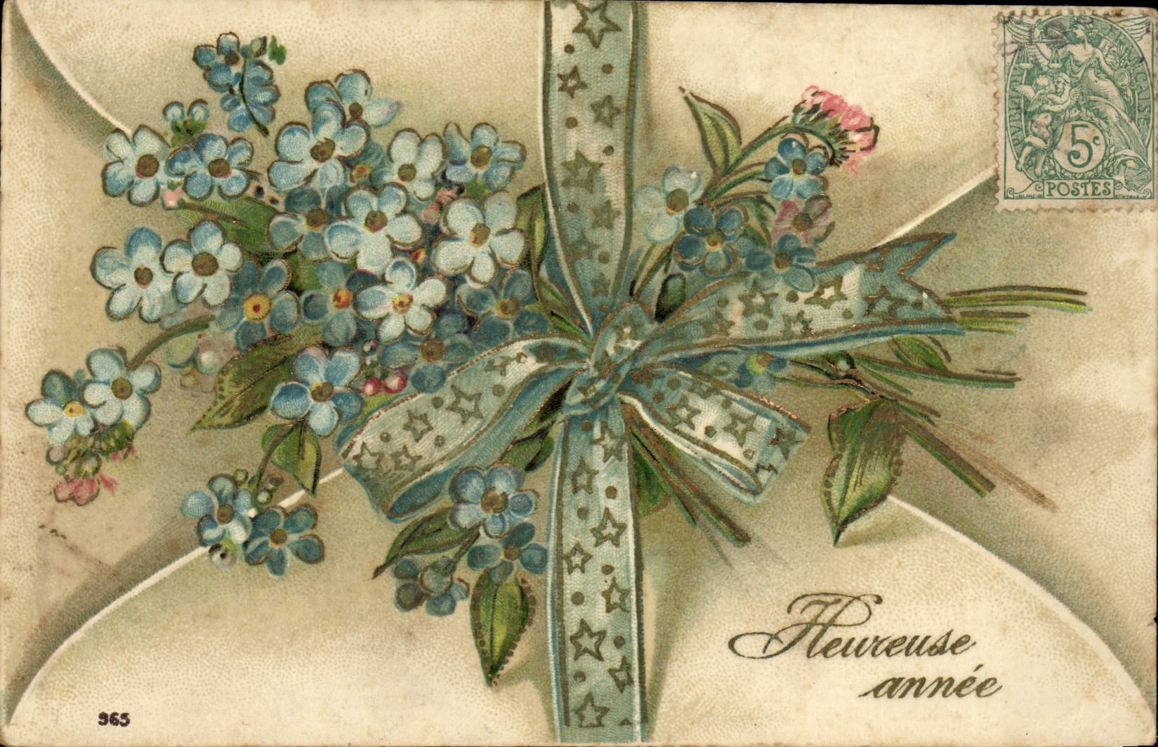 CPA Fantaisie Fleurs 