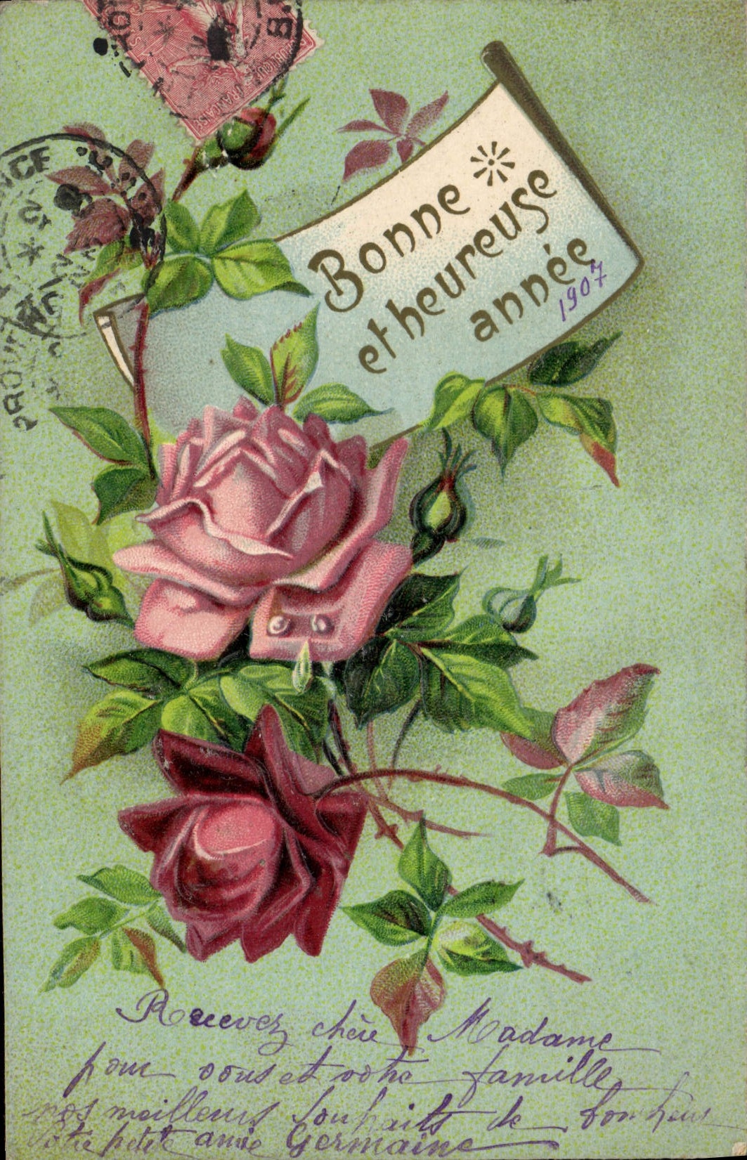 CPA Fantaisie Fleurs 