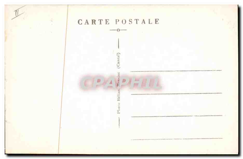 CPA Electricite Le grand barrage de Sarrans — Rückseite