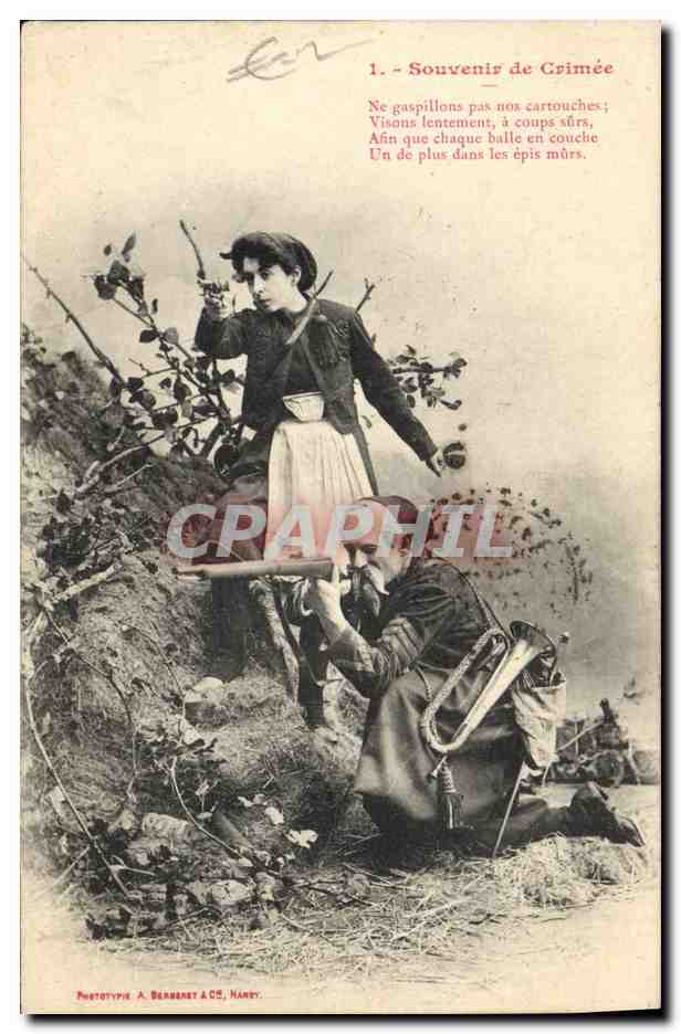 Souvenirs de Crimée — Poème sur la conservation des munitions — Phototypie A. Bennenet & Cie, Nancy