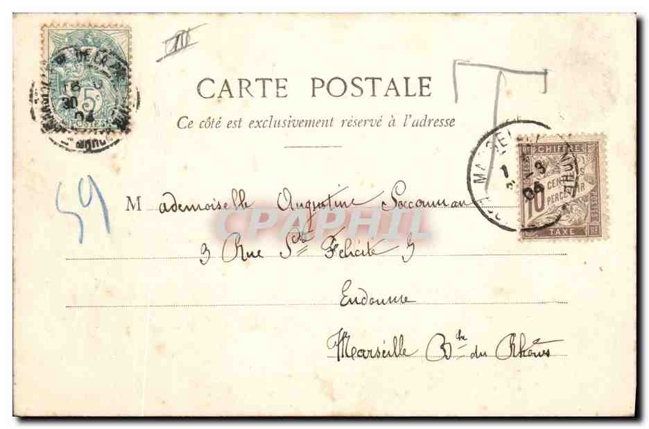 CPA Fantaisie Enfant La cueillette du Gui  — Rückseite