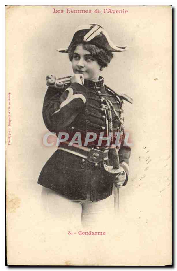 Les Femmes de l'Avenir — Série 3 : Gendarme — Phototypie L. Bargette & Cie, Nancy