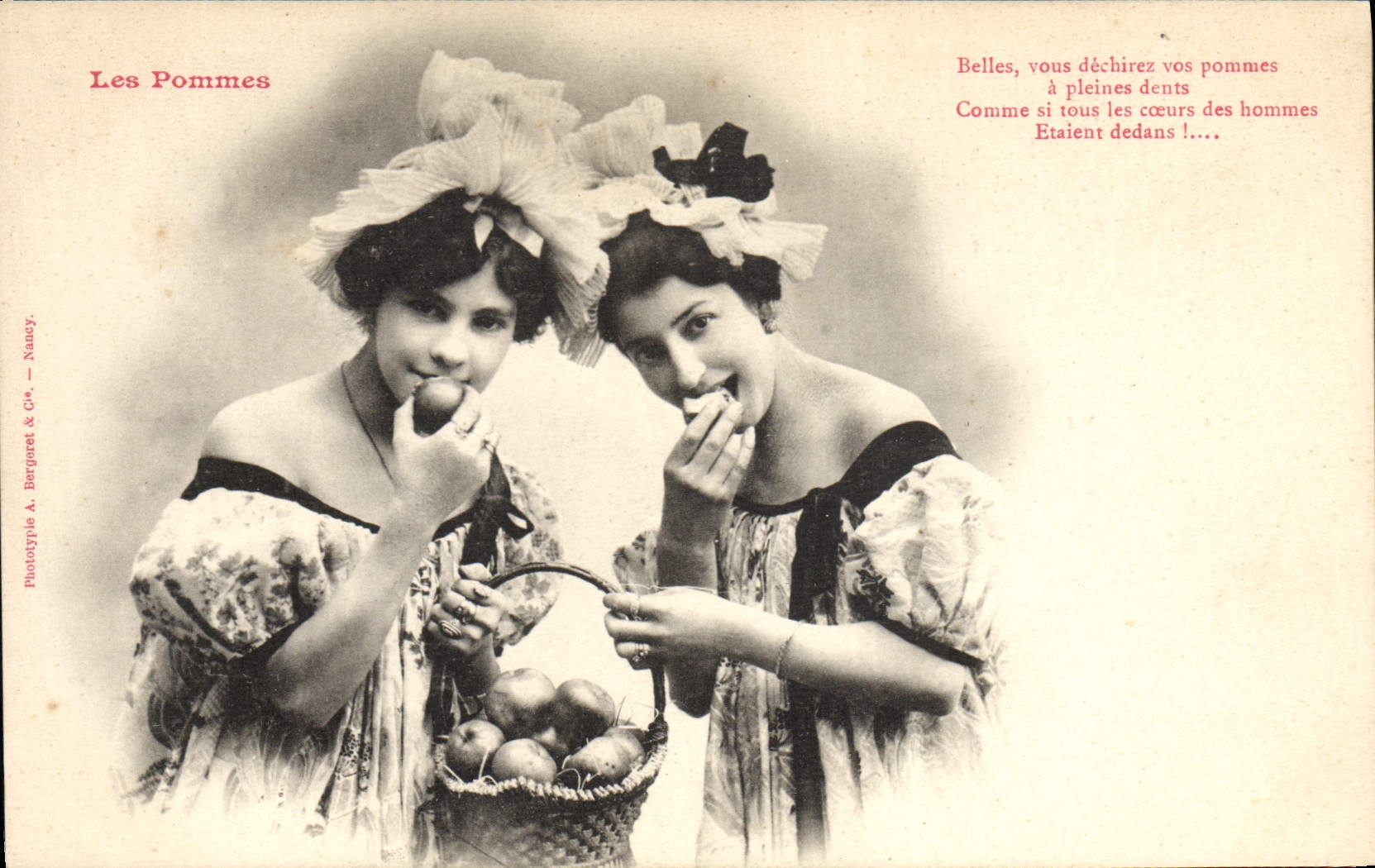 Les Pommes — Phototypie A. Bergeret & Cie — Nancey