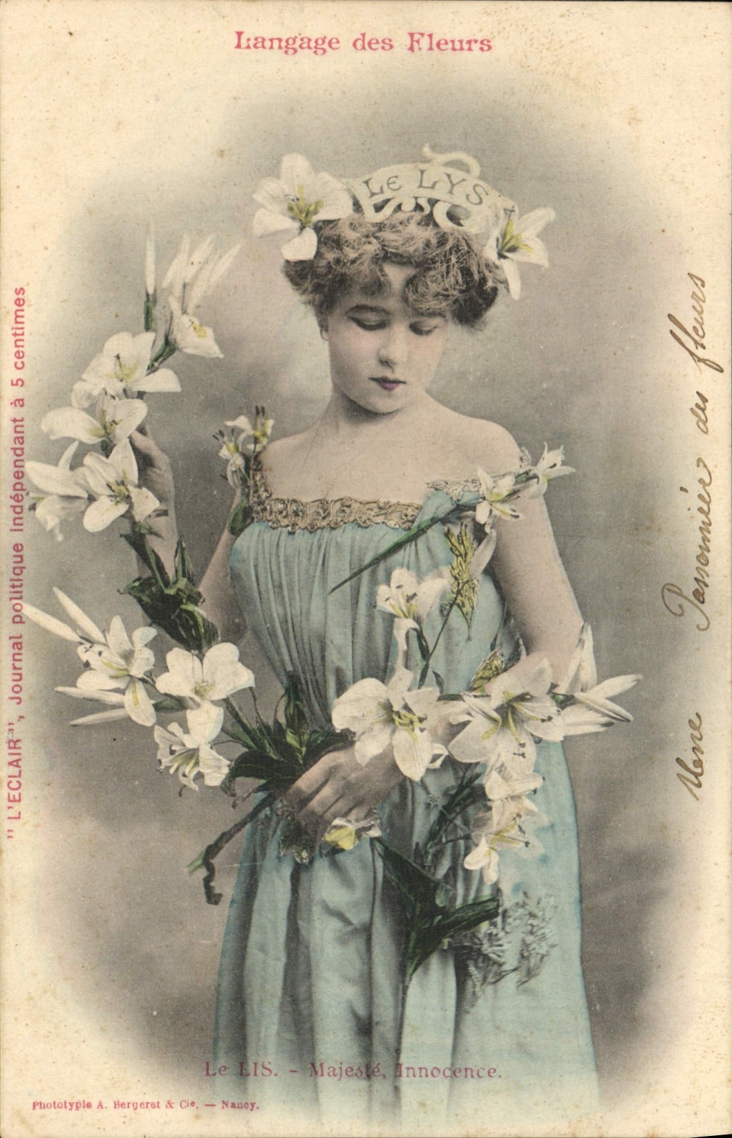 Le LYS — Majesté, Innocence — Phototypie A. Bergeret & Cie, Nanoy