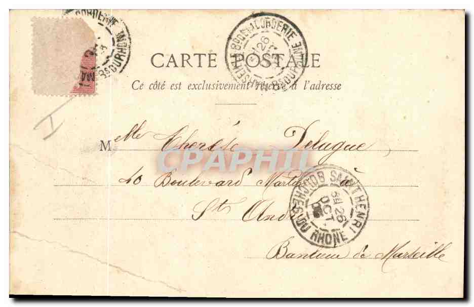 Femme avec iris — Langage des Fleurs — Phototypie A. Bérenger, C.C. Naker — Verso